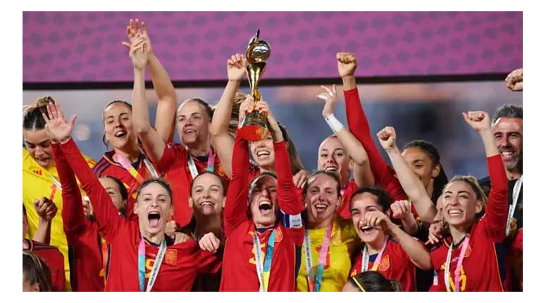 নারী ফুটবল বিশ্বকাপের ফাইনালে(FIFA Women's World Cup Australia & New Zealand 2023) ইংল্যান্ডকে ১-০ গোলে হারিয়ে বিশ্ব চ্যাম্পিয়ন হয়েছে স্পেন।