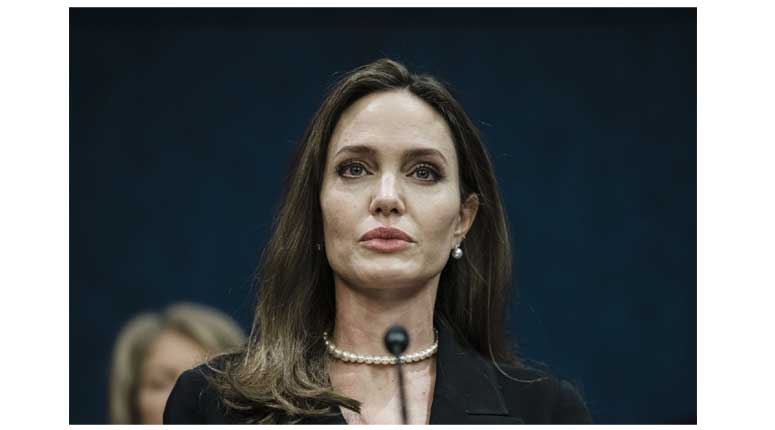 Actress and philanthropist Angelina Jolie
