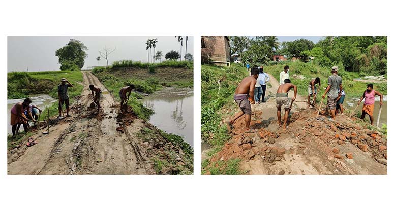 নদী ভরাটের দায়ে কথিত যুবলীগ নেতাকে জরিমানা