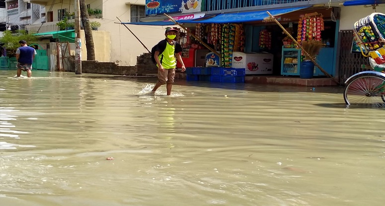 ঘূর্ণিঝড় ইয়াস, উপকূলে পানি বেড়েছে