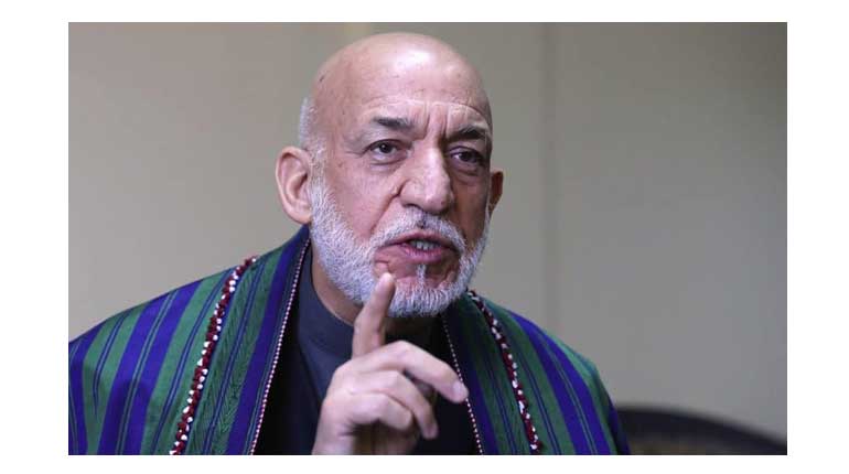 former Afghan president Hamid Karzai 