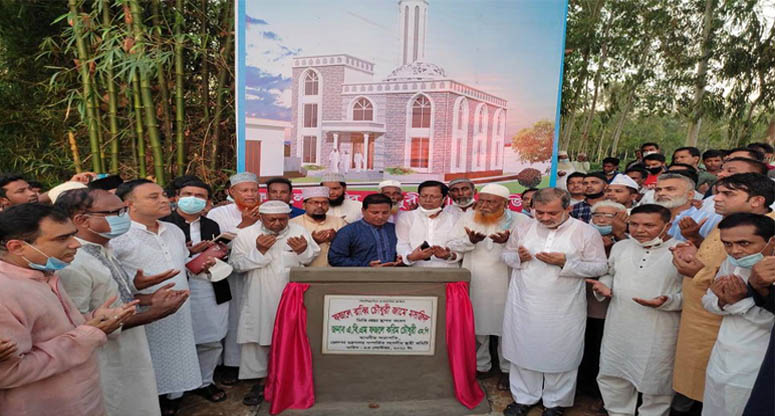 রাউজানে ফজলে রাব্বি চৌধুরী জামে মসজিদের নির্মাণ কাজ শুরু