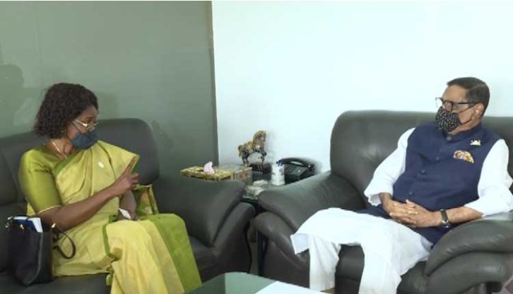 ওবায়দুল কাদের ও বিশ্ব ব্যাংকের কান্ট্রি ডিরেক্টর