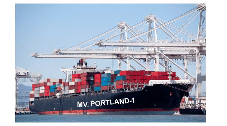 Portland-1-container vessel