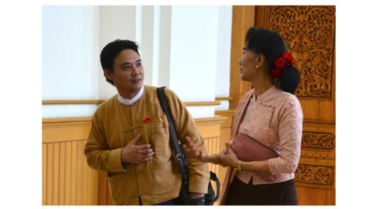 Phyo Zeya Thaw, a lawmaker of Myanmar's National League for Democracy