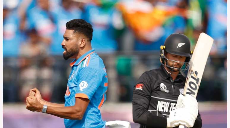 India v New Zealand,India won by 4 wickets 