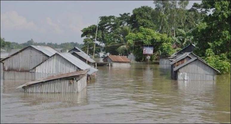 সিলেটে ১৩ উপজেলার সাড়ে আট লাখ মানুষ পানিবন্দী