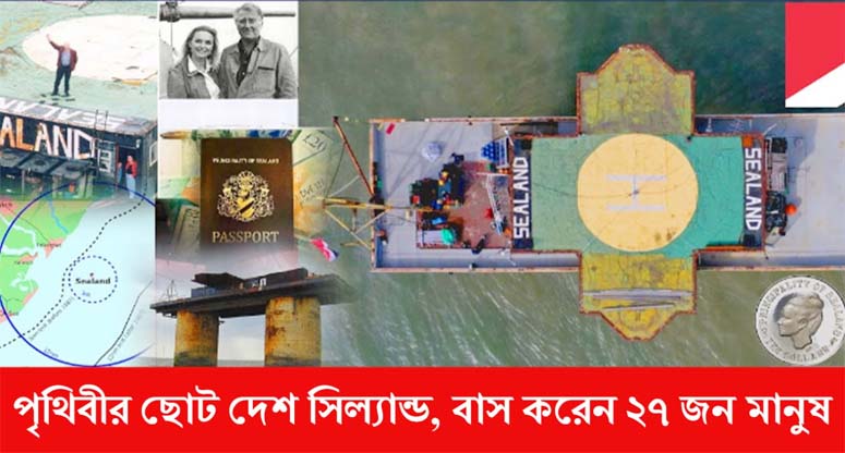 সমুদ্রে পিলারের ওপর দেশ!