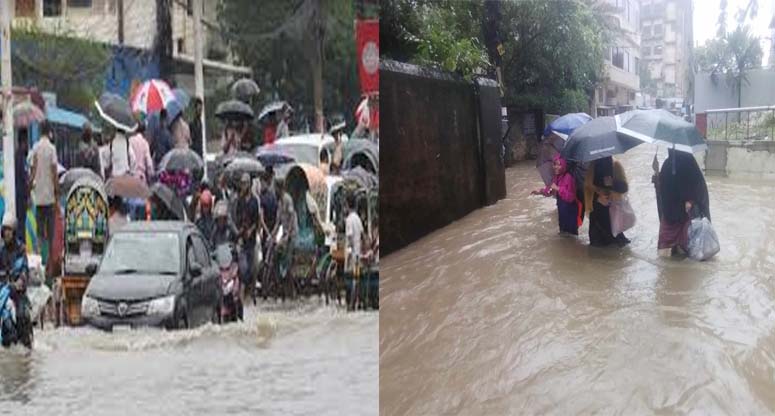 কোমর পানিতে হাবুডুবু খাচ্ছে চট্টগ্রাম