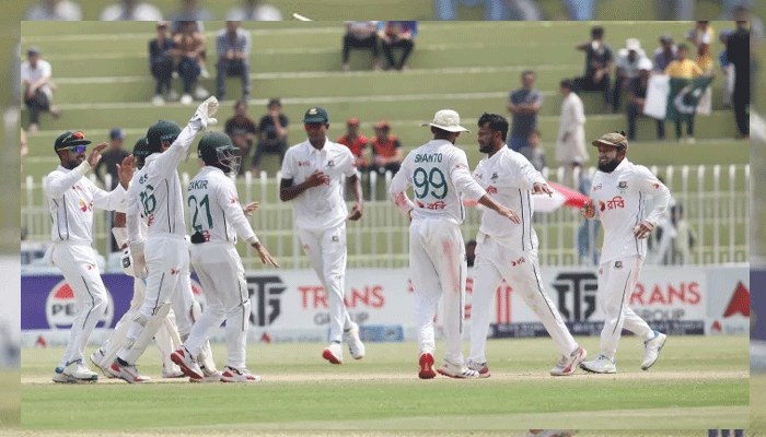 পাকিস্তানকে হারিয়ে ঐতিহাসিক টেস্ট জয় বাংলাদেশের