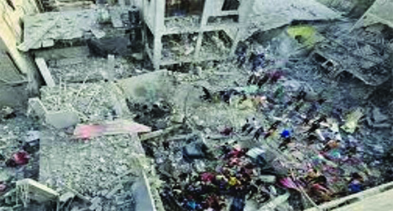 ইসরায়েলি হামলায় ৬৭ ফিলিস্তিনি নিহত